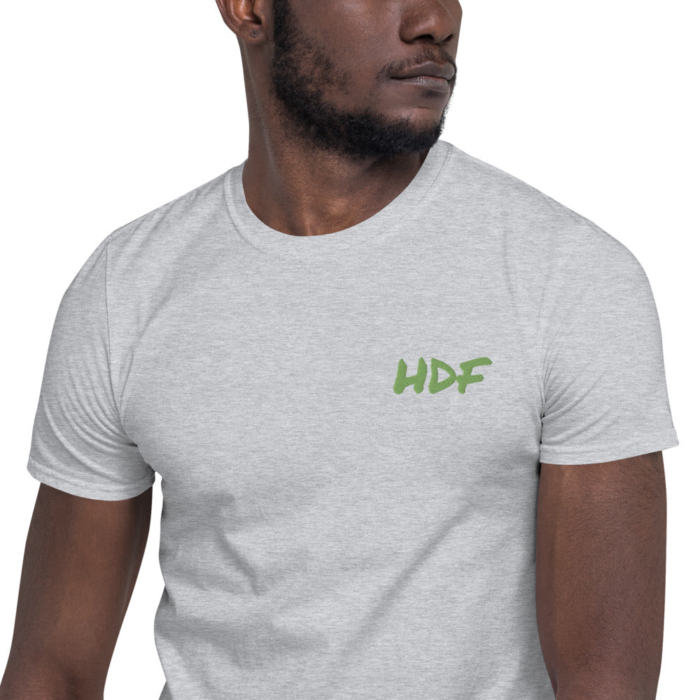 Embroidered “HDF” Tee